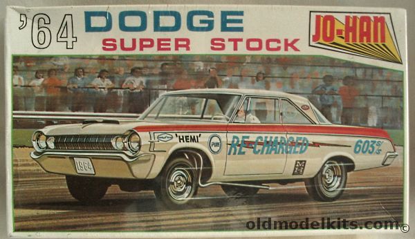 Jo-Han 1/25 1964 Dodge Super Stock, GC-2864 plastic model kit